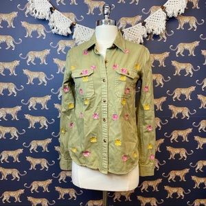 Artisan De Luxe Embroidered Button Down